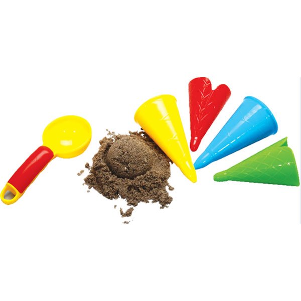 Sand Toys Sand Mould Ice Cream 5 pieces