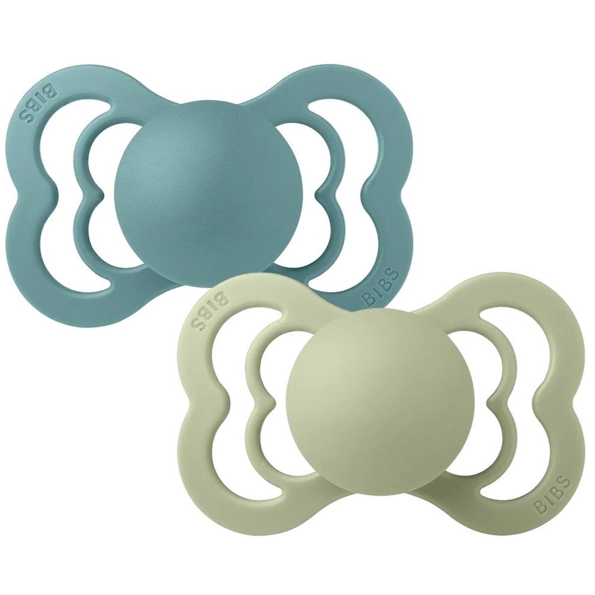 Product Image for BIBS Schnuller Supreme Silikon Symmetrical 2er Pack âge