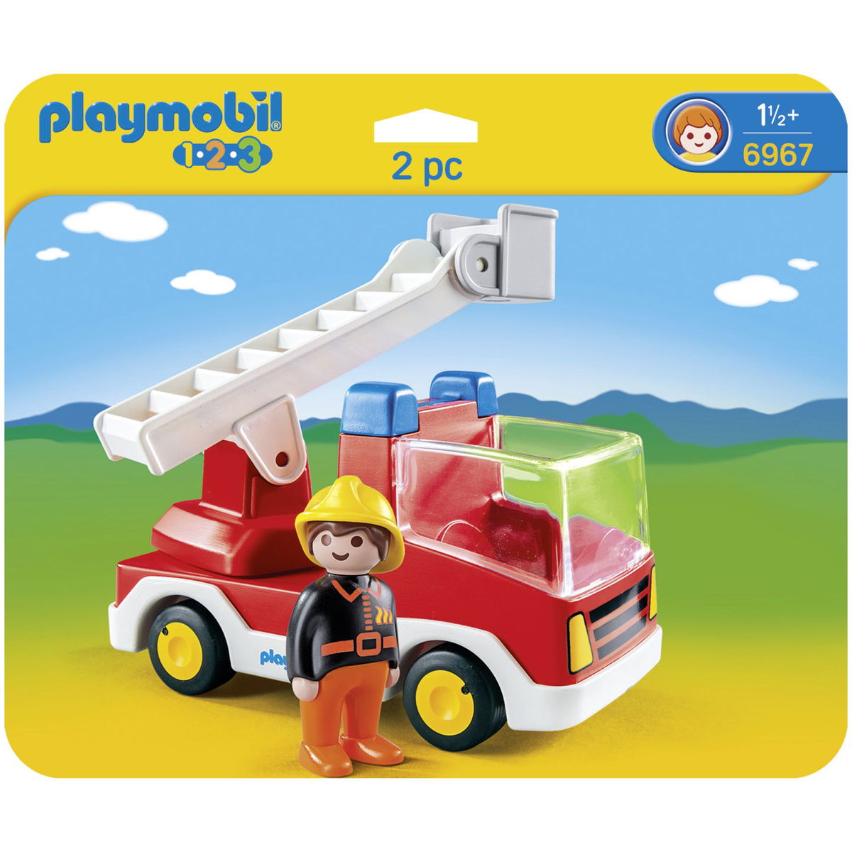 PLAYMOBIL 6967 Fire brigade ladder truck