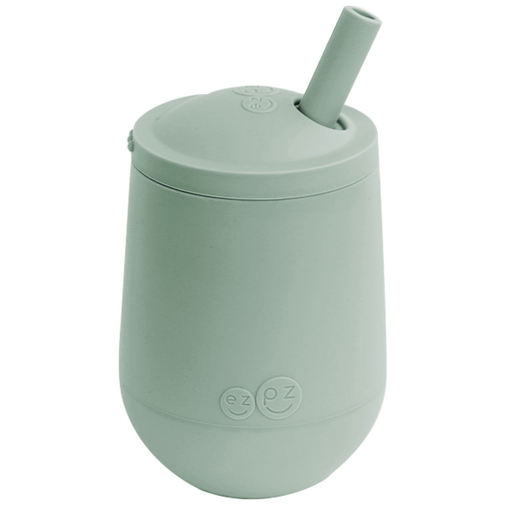 Product Image for ezpz Mini gobelet avec paille et couvercle sage