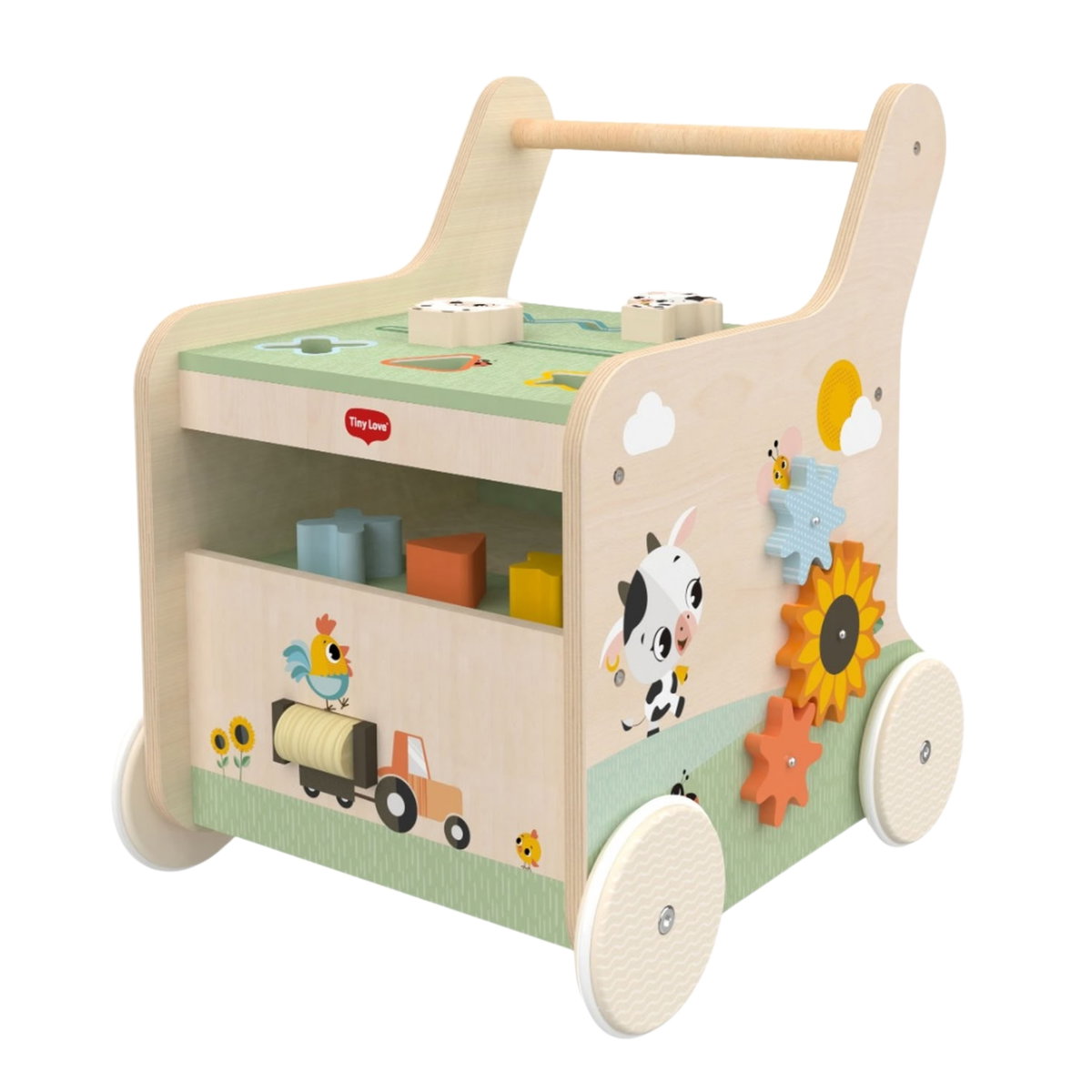 Product Image for Tiny Love Farmers Funday Push and Play Lauflernwagen âge