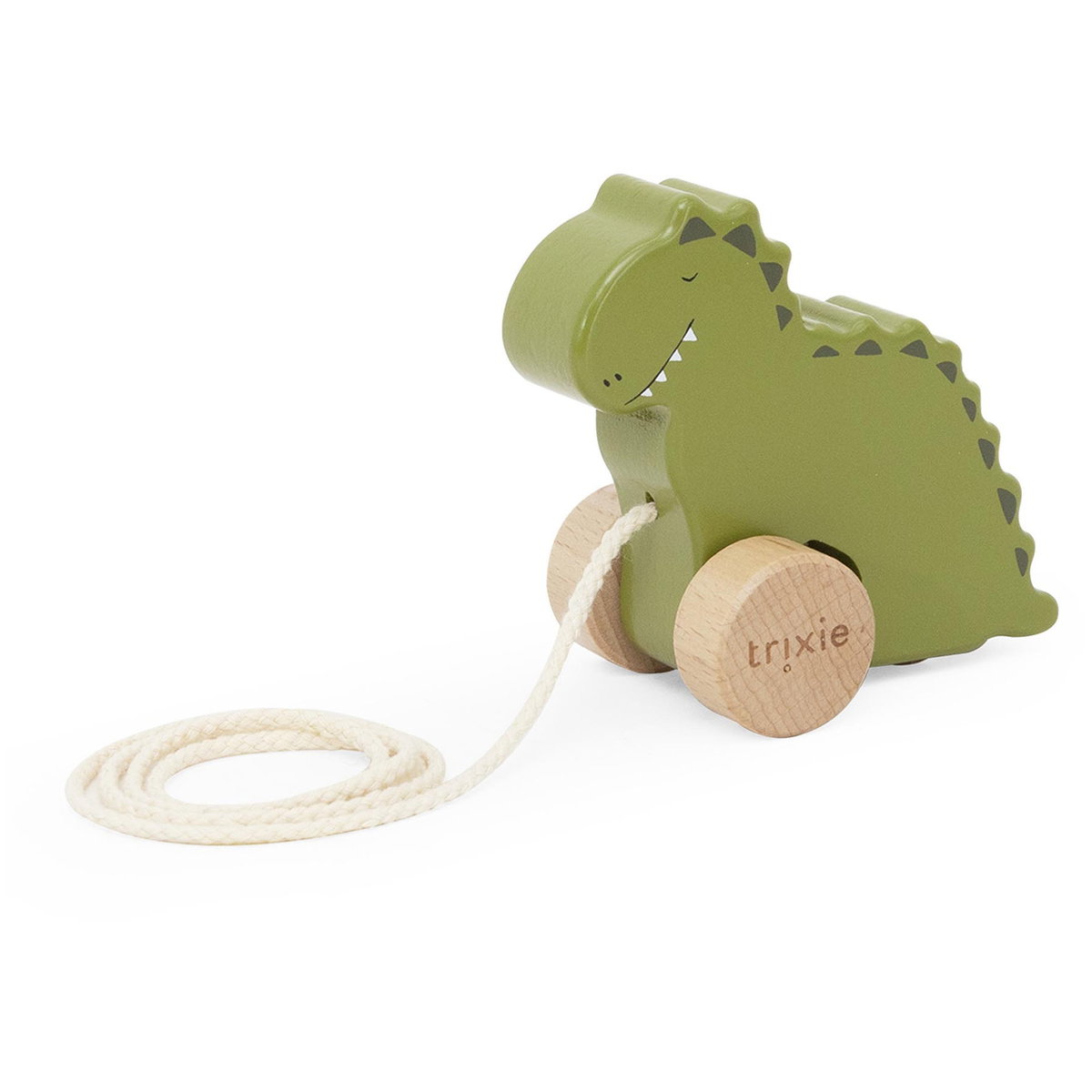 Product Image for trixie Piccolo animale da trainare in legno mr. dino