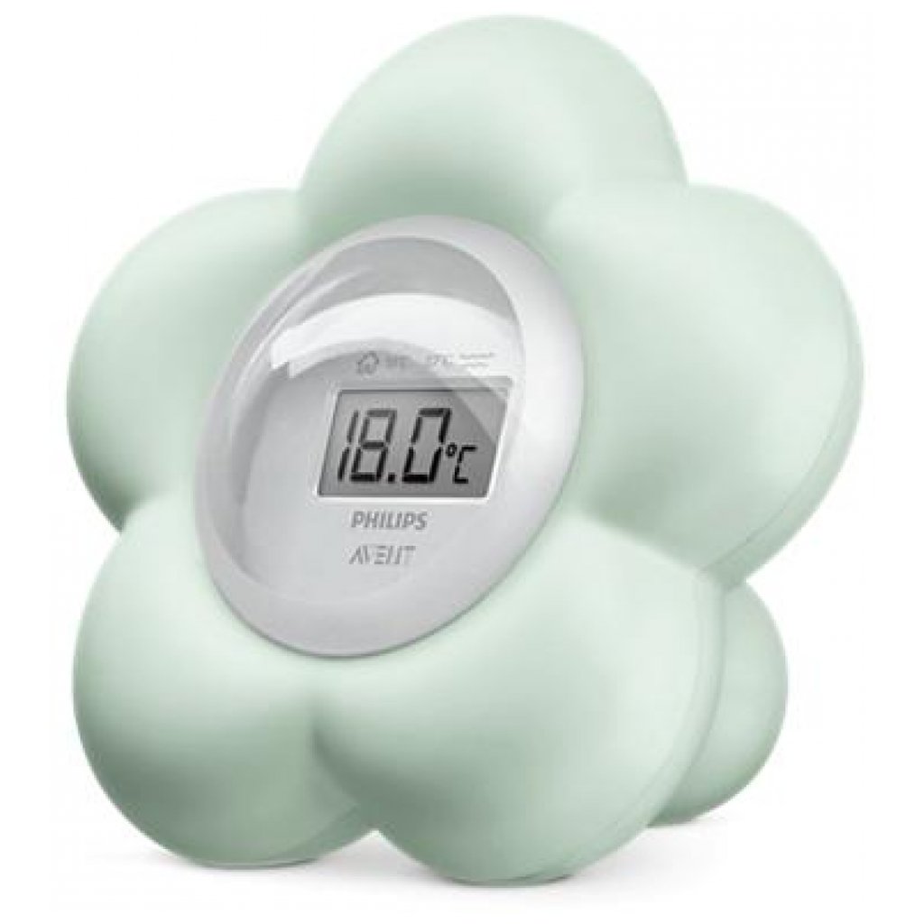 Philips Avent Thermomètre numérique pour bain et chambre de bébé SCH480/00