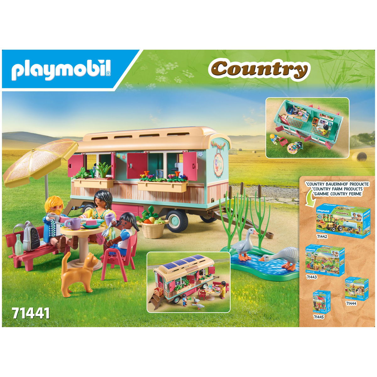 PLAYMOBIL Country 71441 Cosy trailer café for children 4mybaby