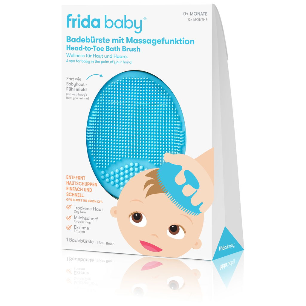 fridababy bath brush with massage function