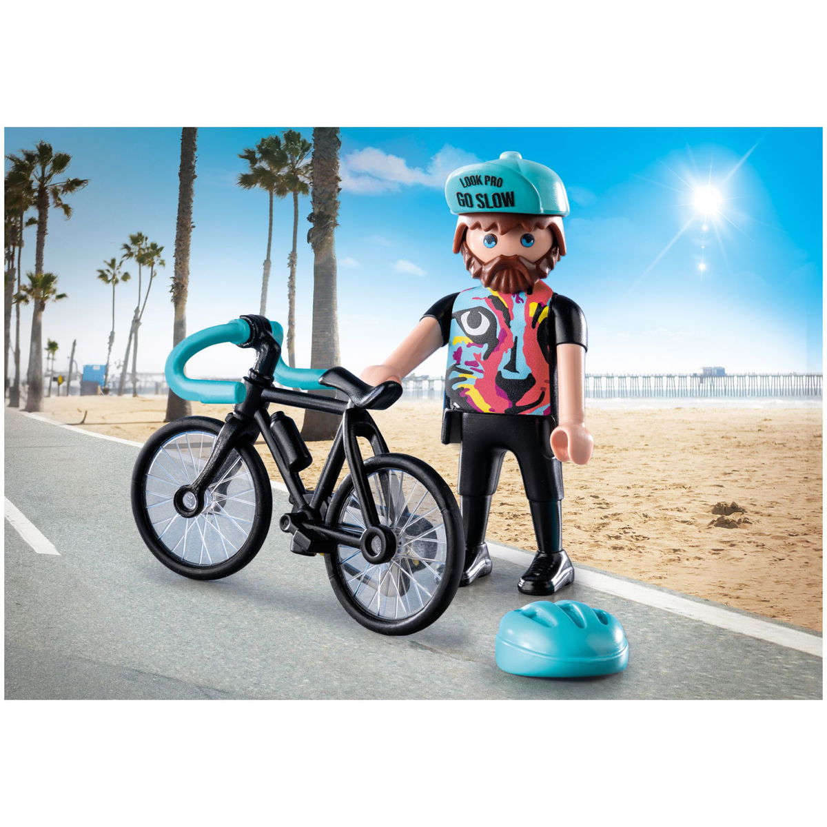 PLAYMOBIL Sports 71478 Vélo de course Paul