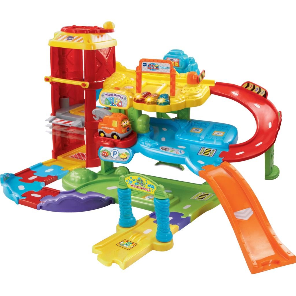 Vtech Auto VTech Baby Tut Tut Parkgarage + 1 Flitzer - Spielspaß für die Kleinsten