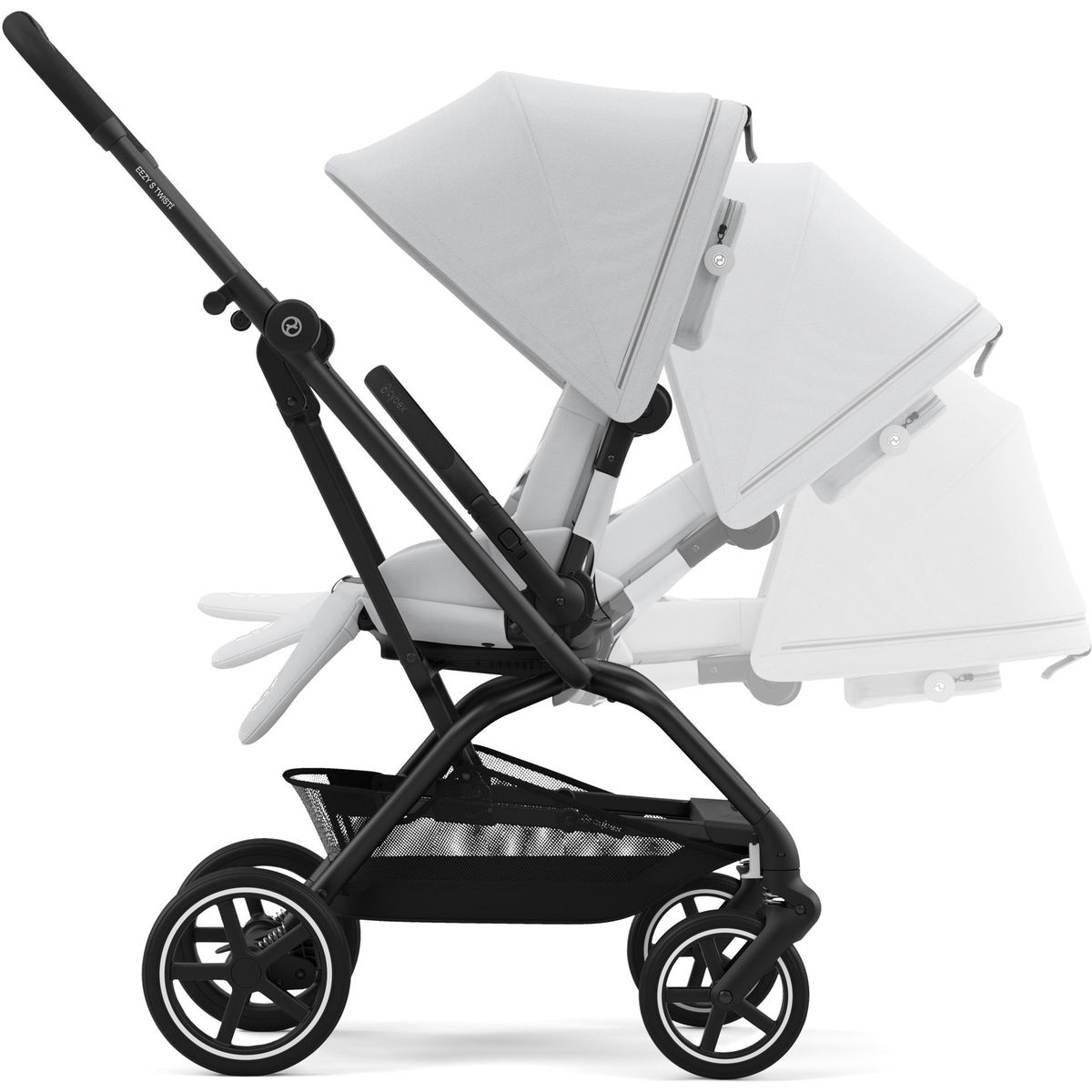 CYBEX Eezy S Twist+ black: The perfect pram for on the go