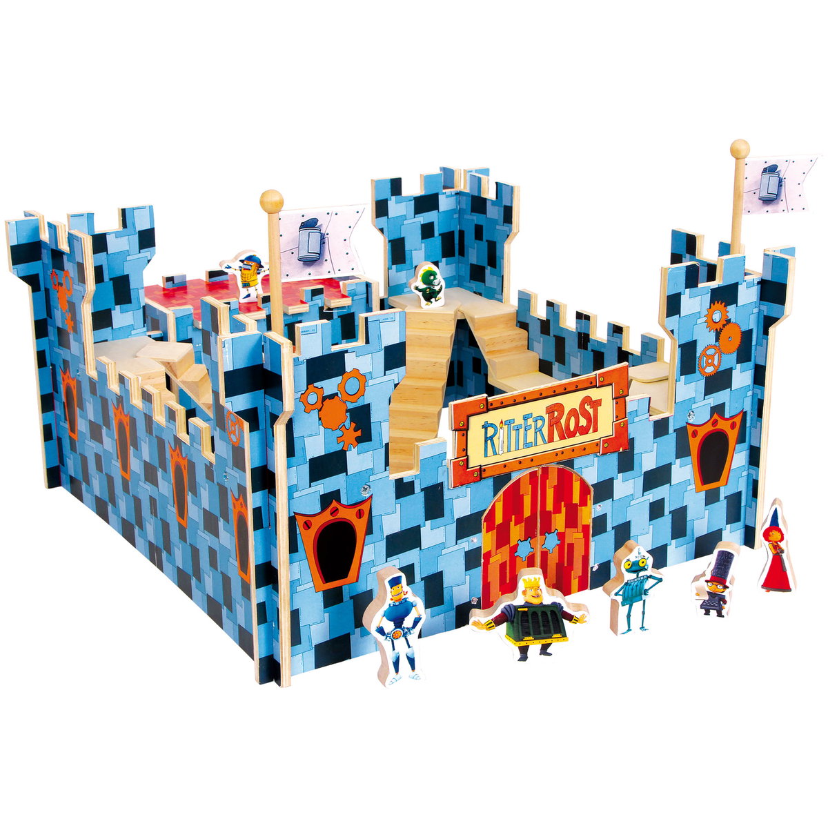small foot Knight Rust Castle Wooden Playset - Buy Now
