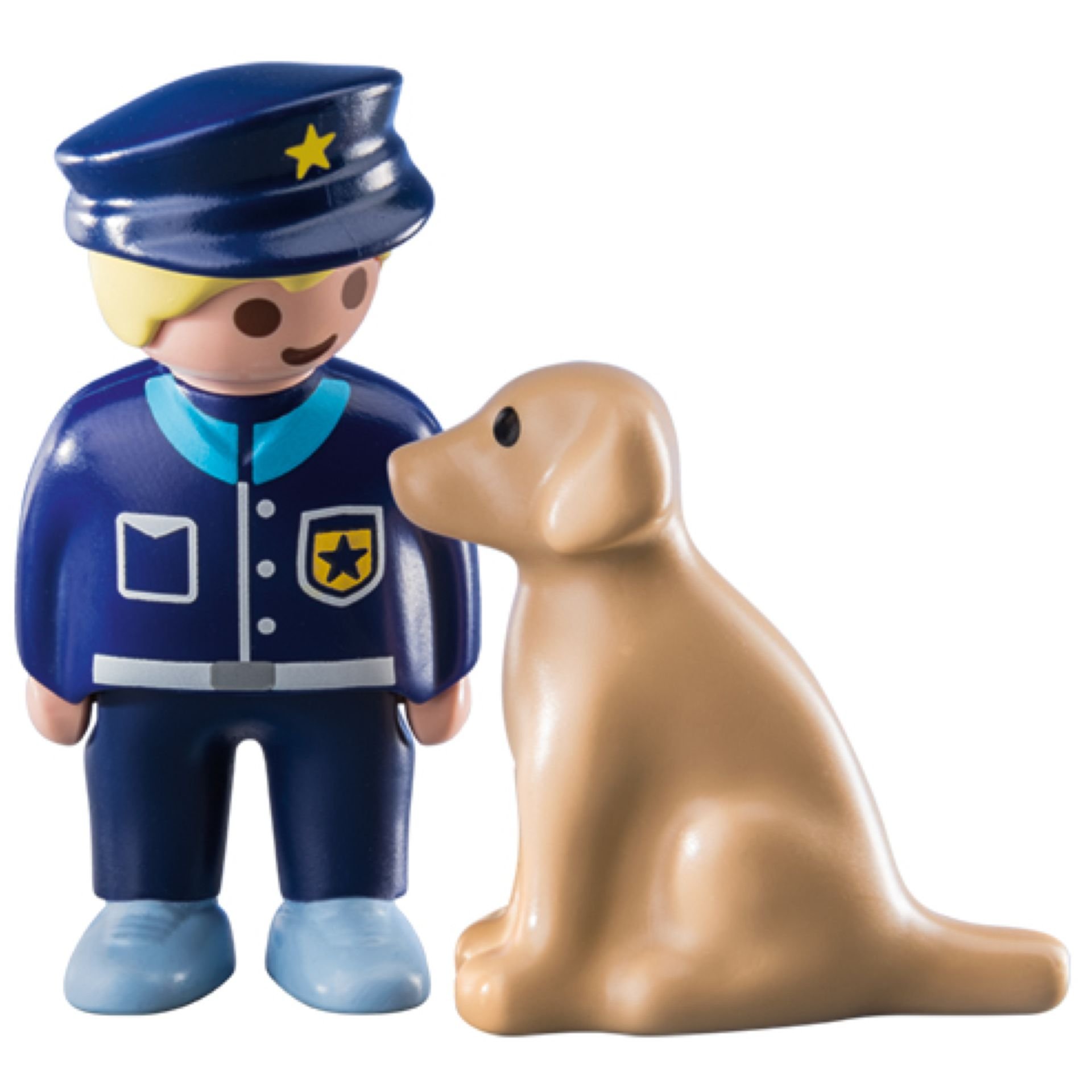 PLAYMOBIL 1.2.3 70408 Polizist mit Hund