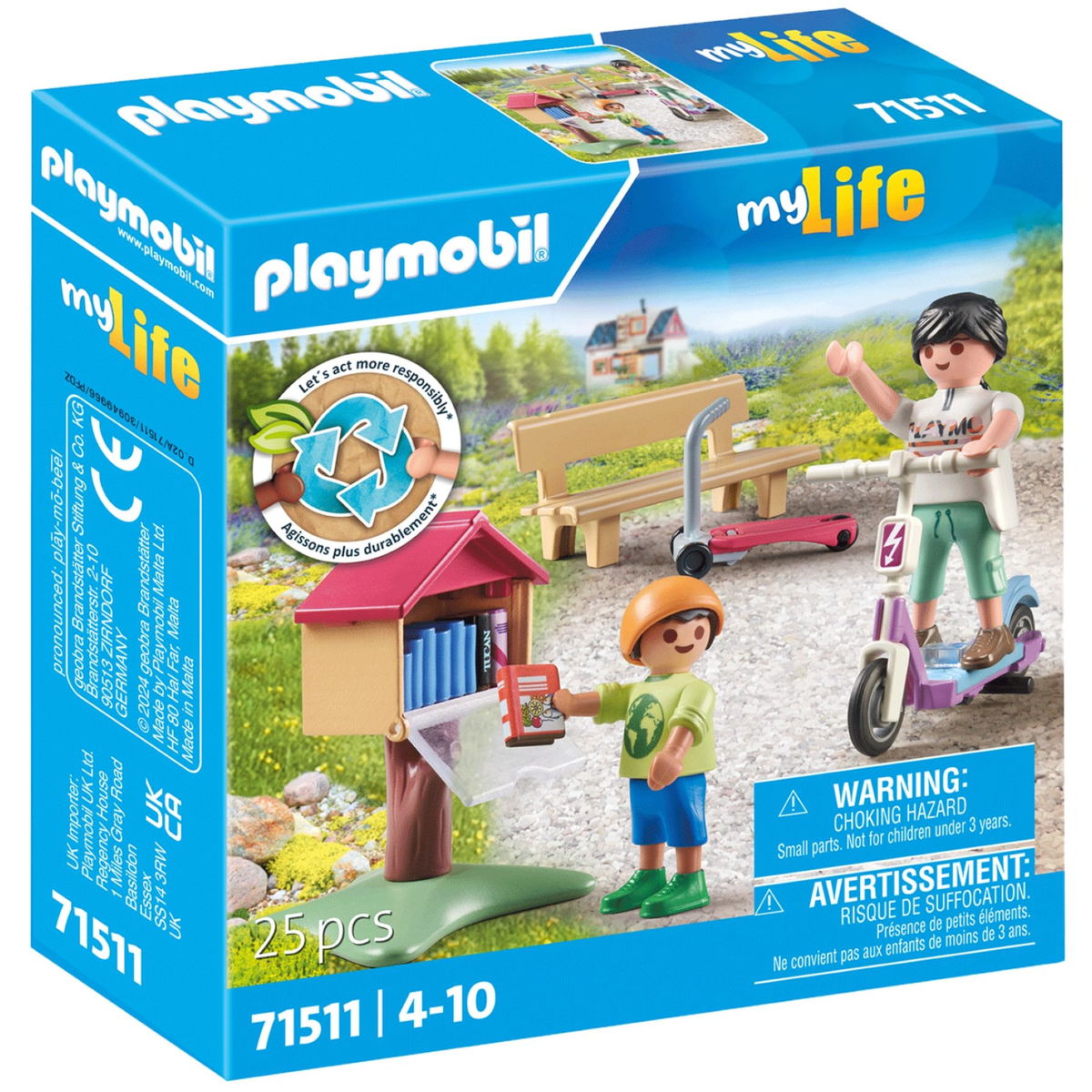 PLAYMOBIL My Life 71511 Book swap for bookworms 4mybaby