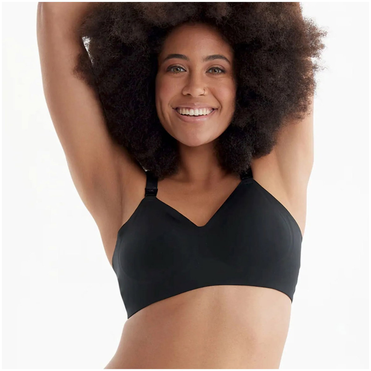 Momcozy Reggiseno Allattamento E Pompa Per Seno Grande, Traspirante E Senza Mani, Perfetto Per Mamme Attive