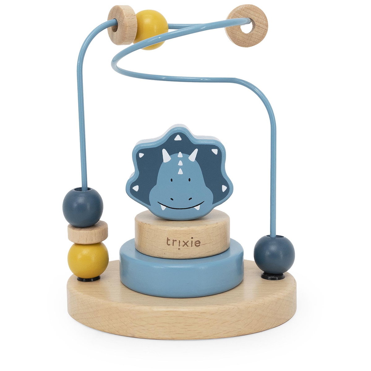 Product Image for trixie Holz Motorikschleife Mr. Triceratops Alter ab 12 M