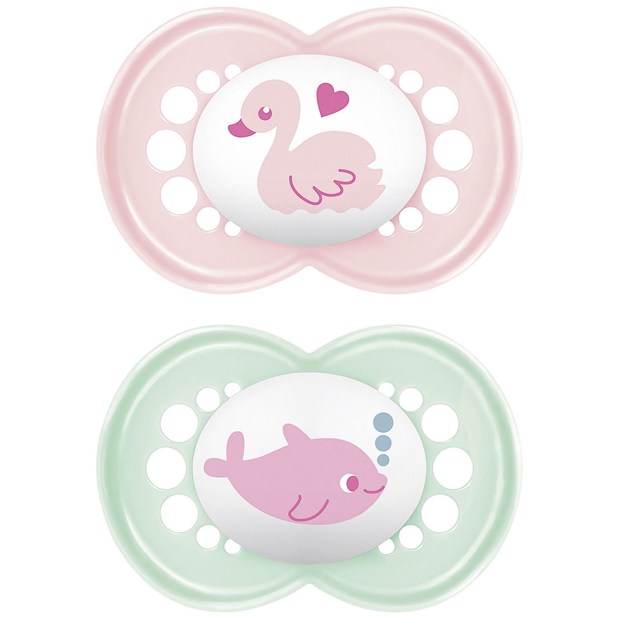 Product Image for MAM Original Silikon Schnuller rose Grösse 6-18M Alter 6-16 M