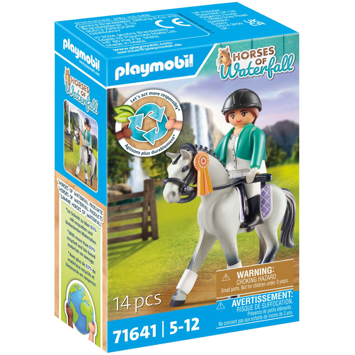 PLAYMOBIL Horses of Waterfall 71641 Show rider 4mybaby