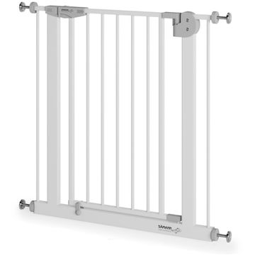 Bettacare Barrière Extra Haute Premium Pour Chien - Installation Par Pression 95,3-102,9 Cm - Hauteur 104 Cm Blanc