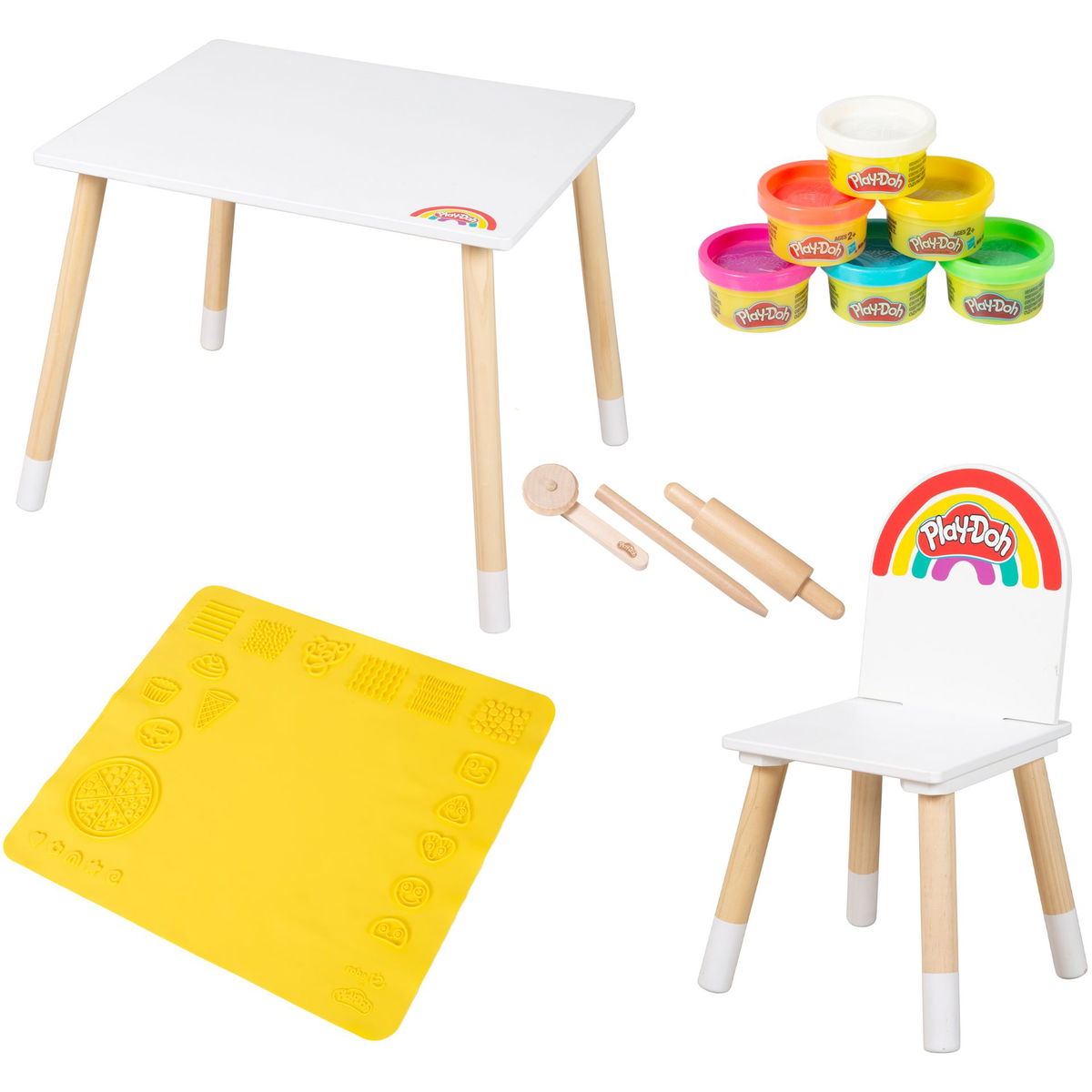 Product Image for roba x Play Doh Kindersitzgruppe mit Zubehör Alter ab 3 J
