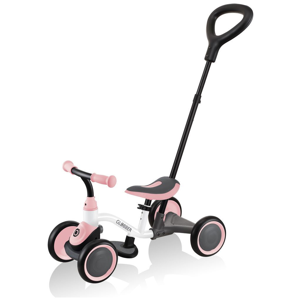 Globber Learning Bike 3in1 white pastel pink im 4mybaby.ch Online-Shop für Babyartikel