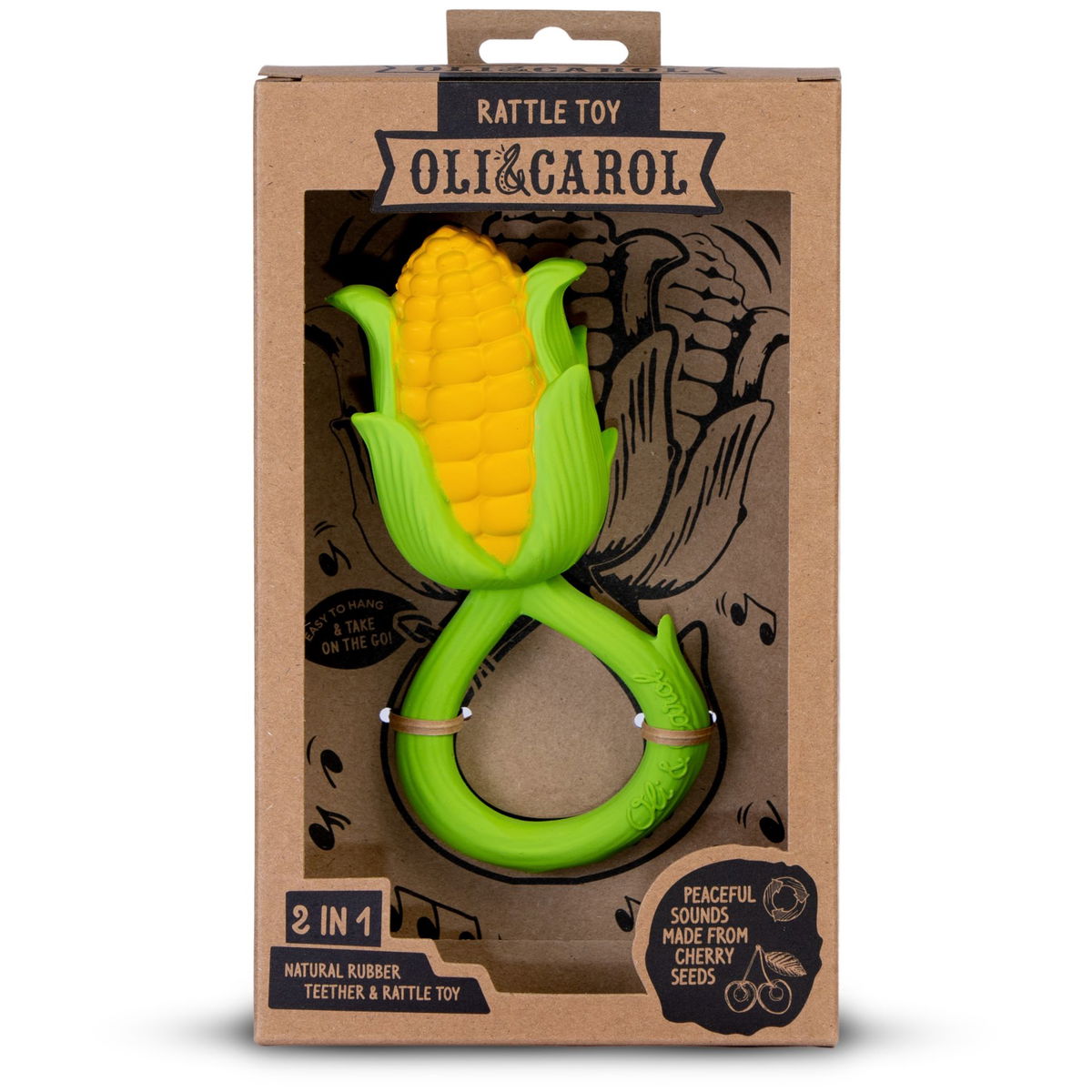 Oli&Carol Rattle - Natural Rubber Teether | Buy Now