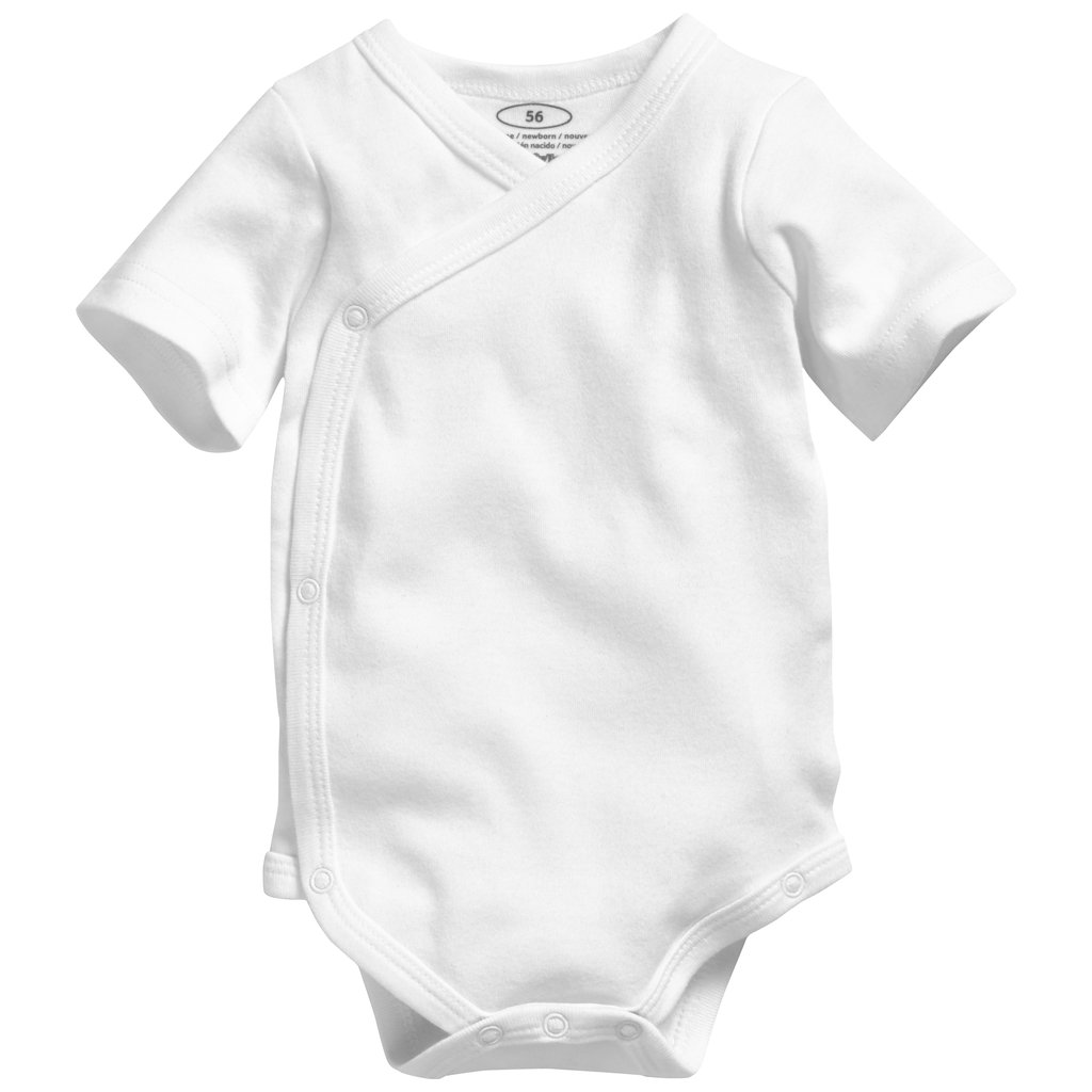 Playshoes 2-pack short-sleeved wrap-around bodysuit