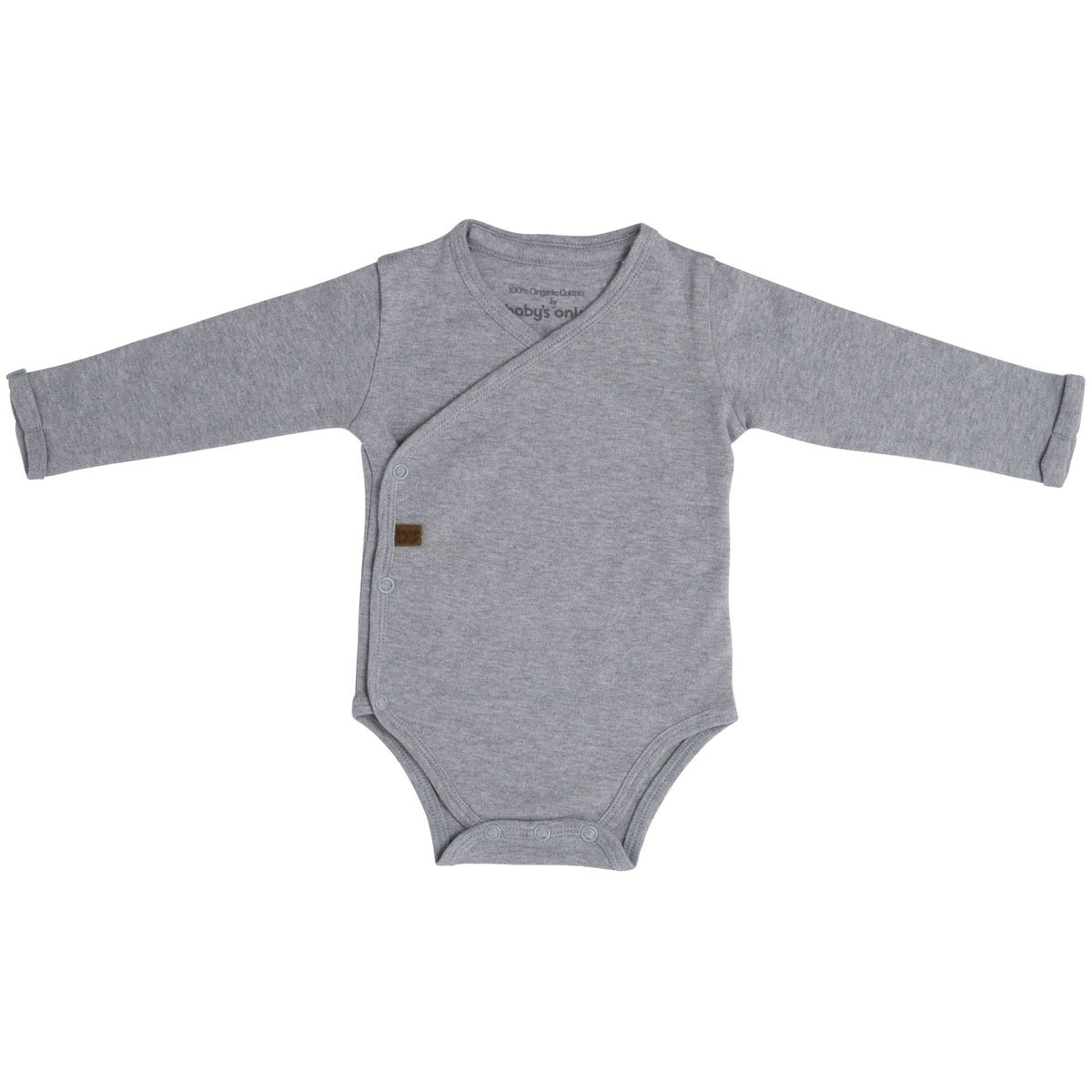 Product Image for baby's only Baby Bodysuit Long Sleeve Melange grey Size 62