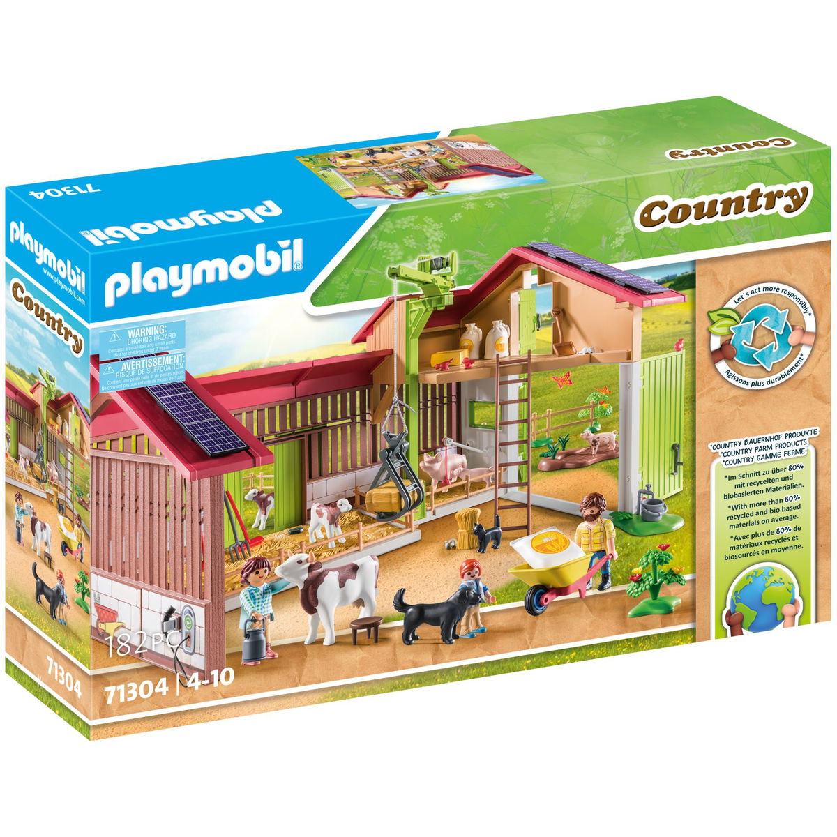 PLAYMOBIL Country 71304 Big Farm Play fun for little farmers