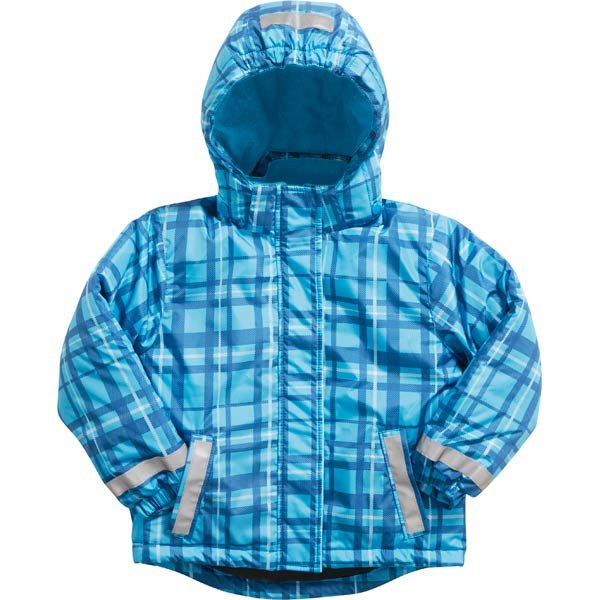 Playshoes Snow Jacket check navy light blue
