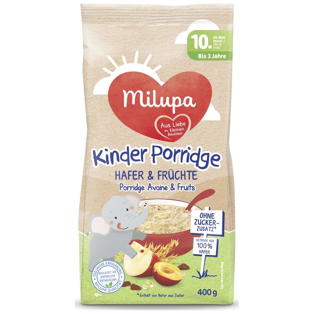 Milupa Porridge Avoine Fruits 10M