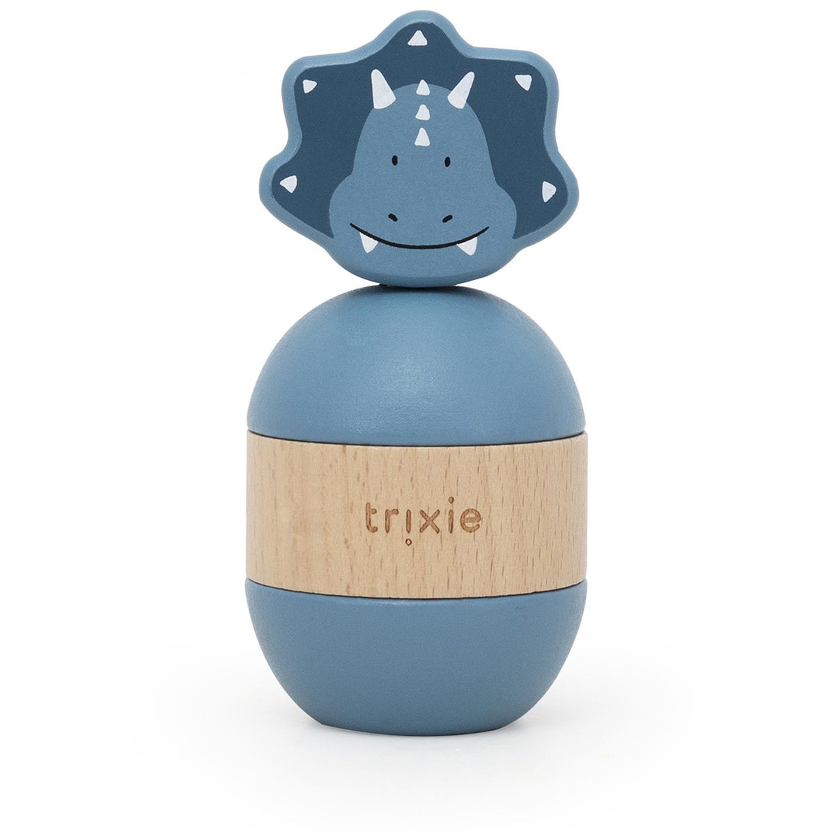 Product Image for trixie Rassel Stapeltier aus Holz mr. triceratops Alter ab 10 M
