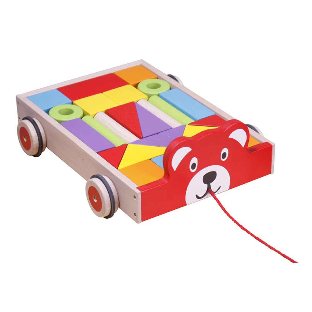 Playba trolley with building blocks