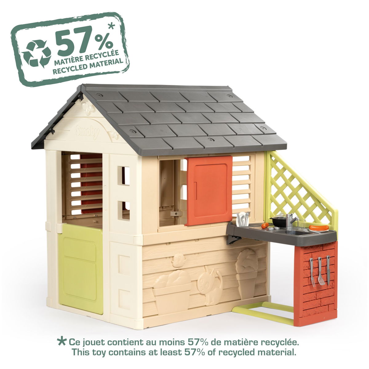 Smoby playhouse with kitchen buy online from 4mybaby