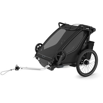 Remorque Vélo Enfant Burley D'Lite X - 1-2 Places, Siège Inclinable, Suspension