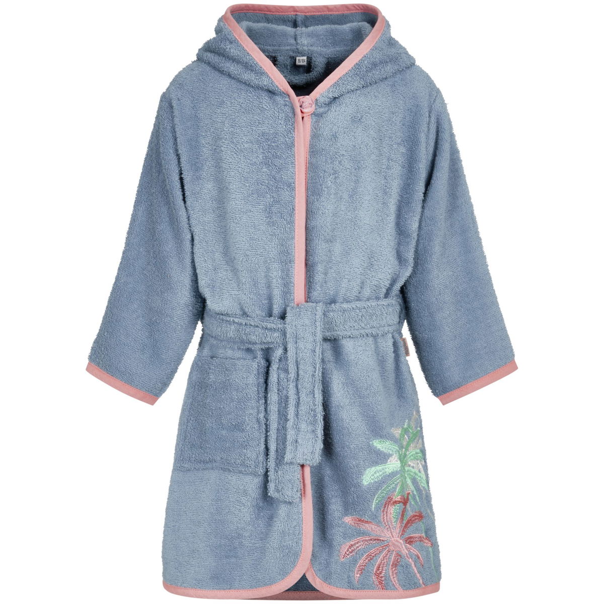 Playshoes - Fleece-Bademantel für Kinder - Football - Blau Playshoes - Fleece-Bademantel für Kinder - Football - Blau