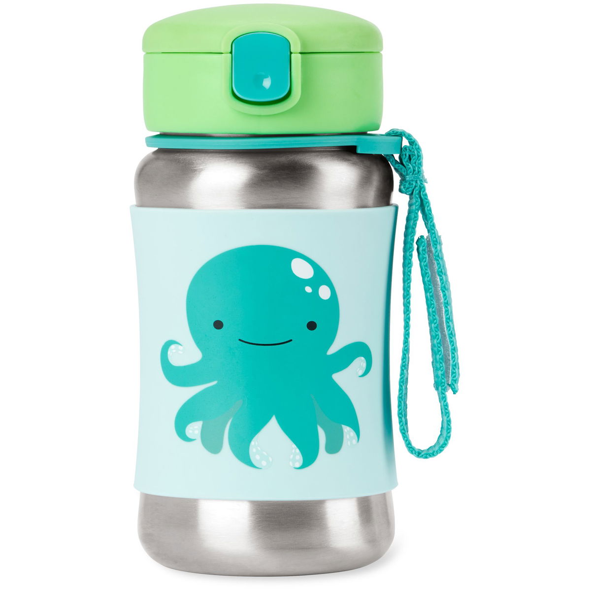 Gift Base Wasserflasche 600 Ml – Eat Sleep Spiel Dupliziert Design | Weiß Mit 2 Kappen