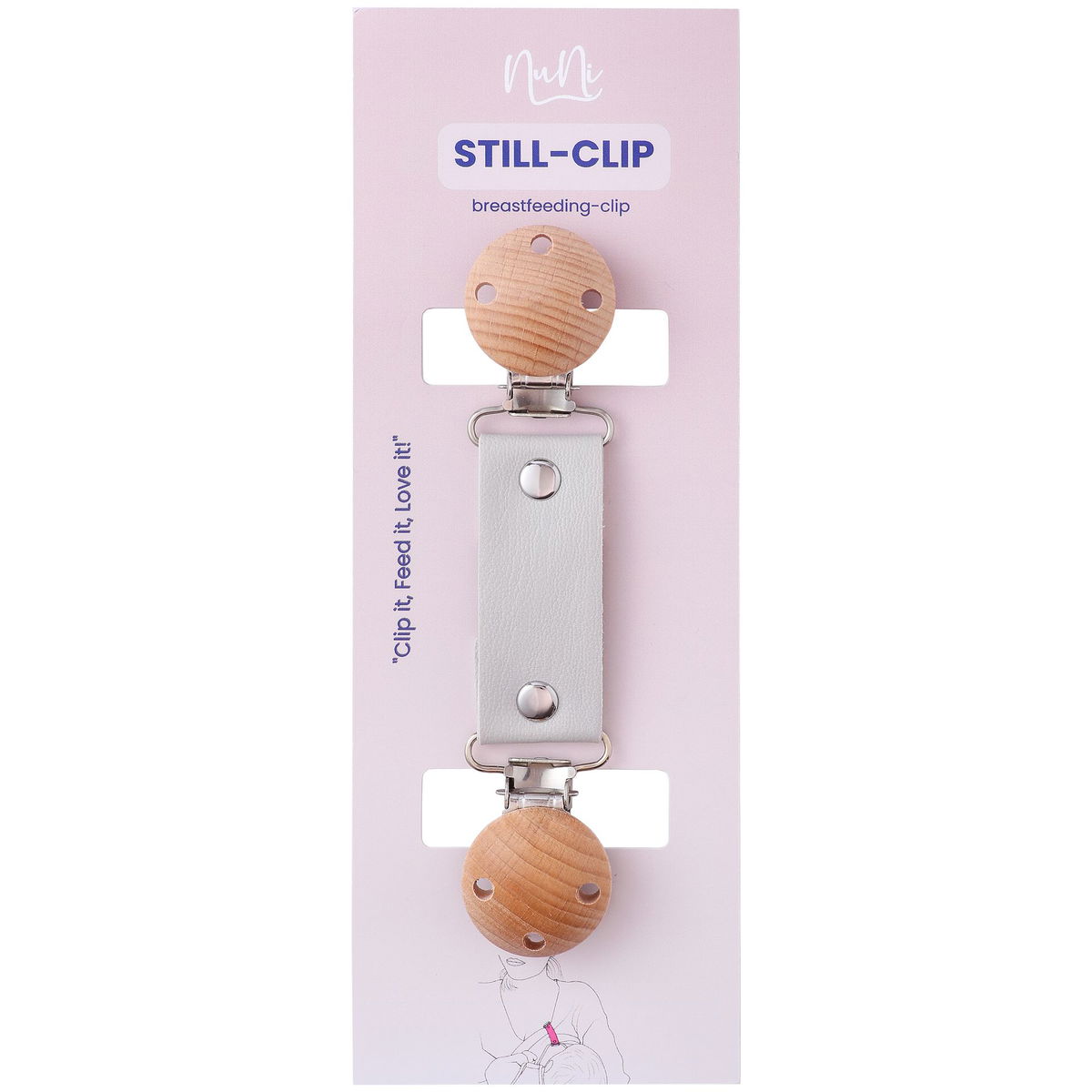 Product Image for NuNi nursing clip grey