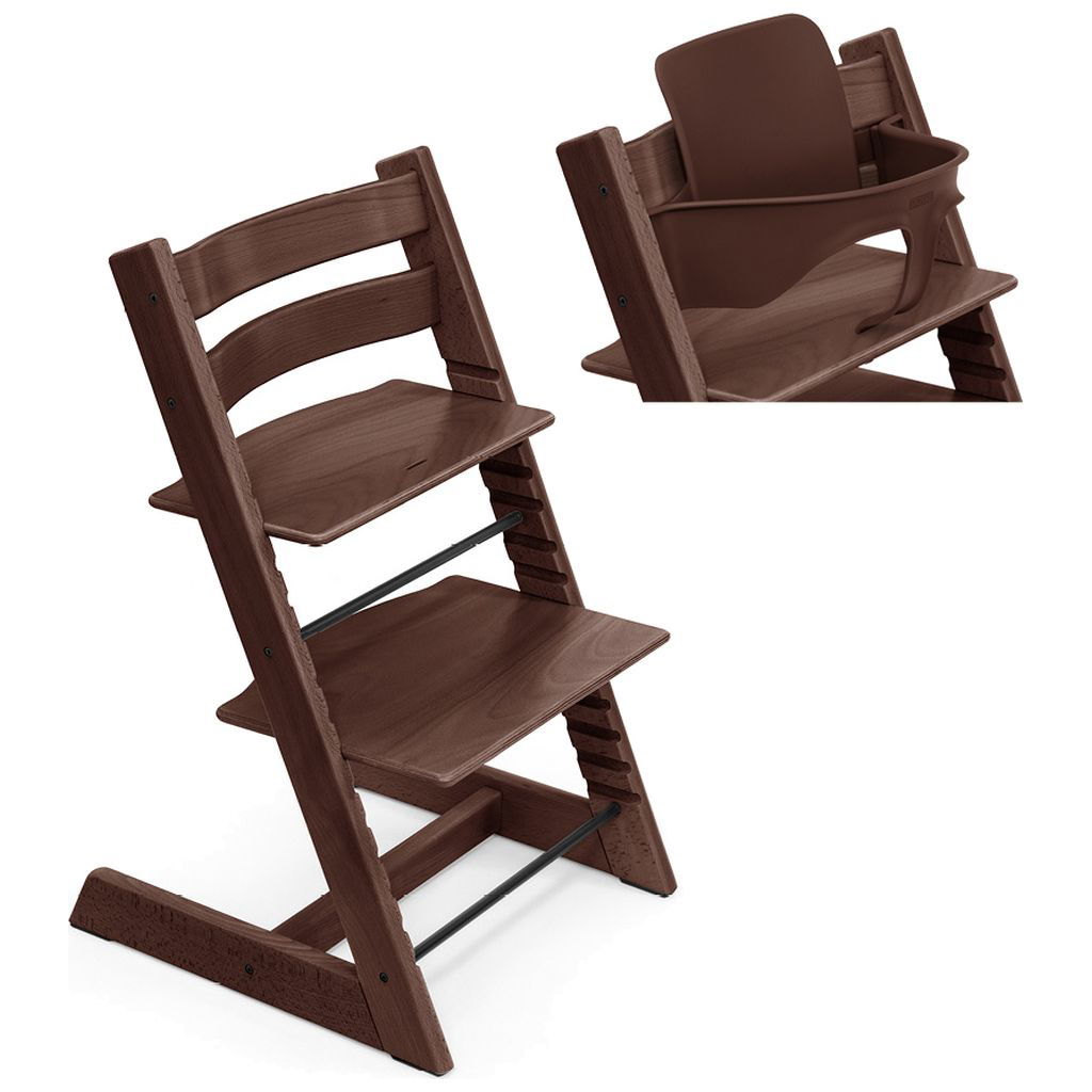 Tripp trapp best sale baby set walnut