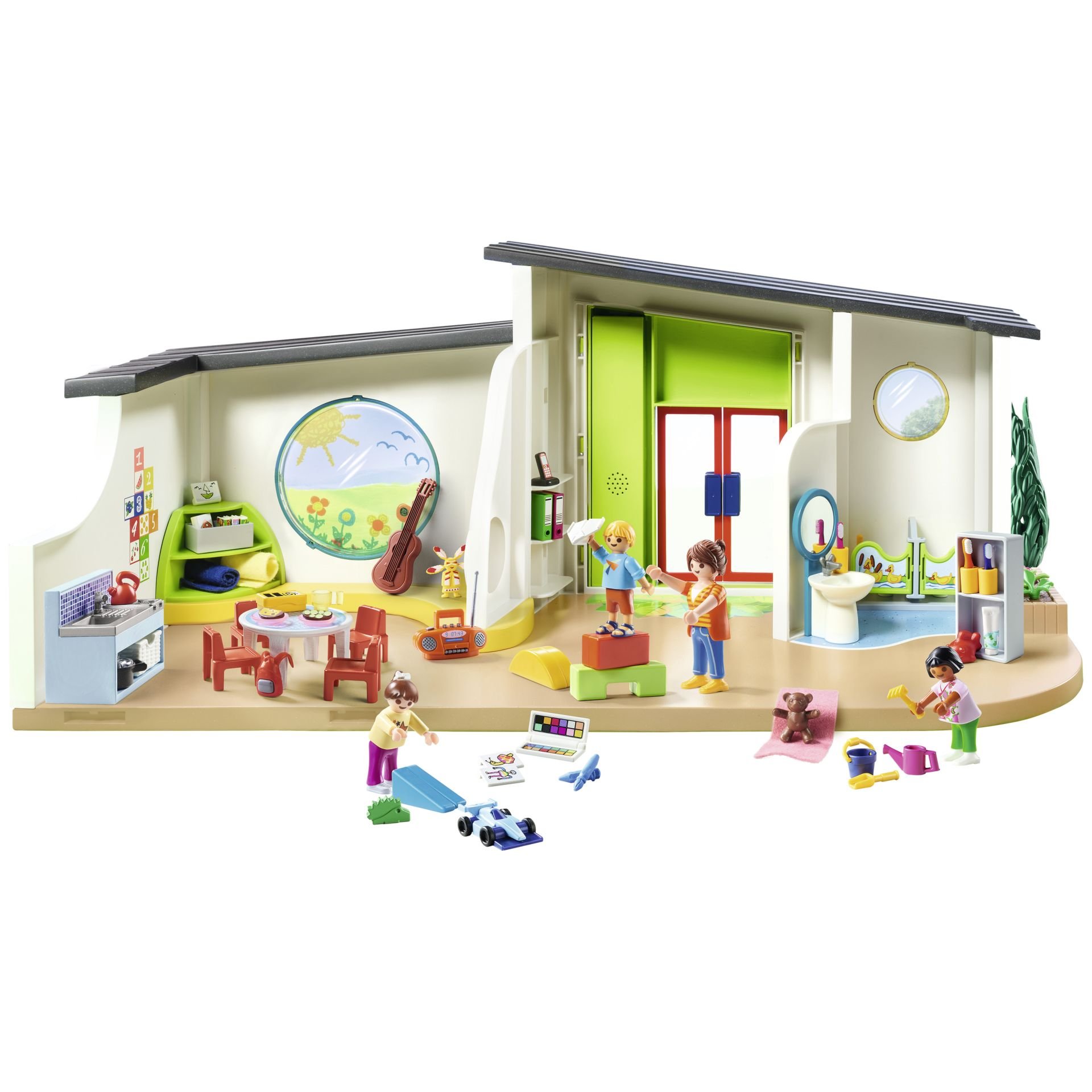  PLAYMOBIL City Life 70280 KiTa Regenbogen: Pädagogisches Spielzeug für Illustration 