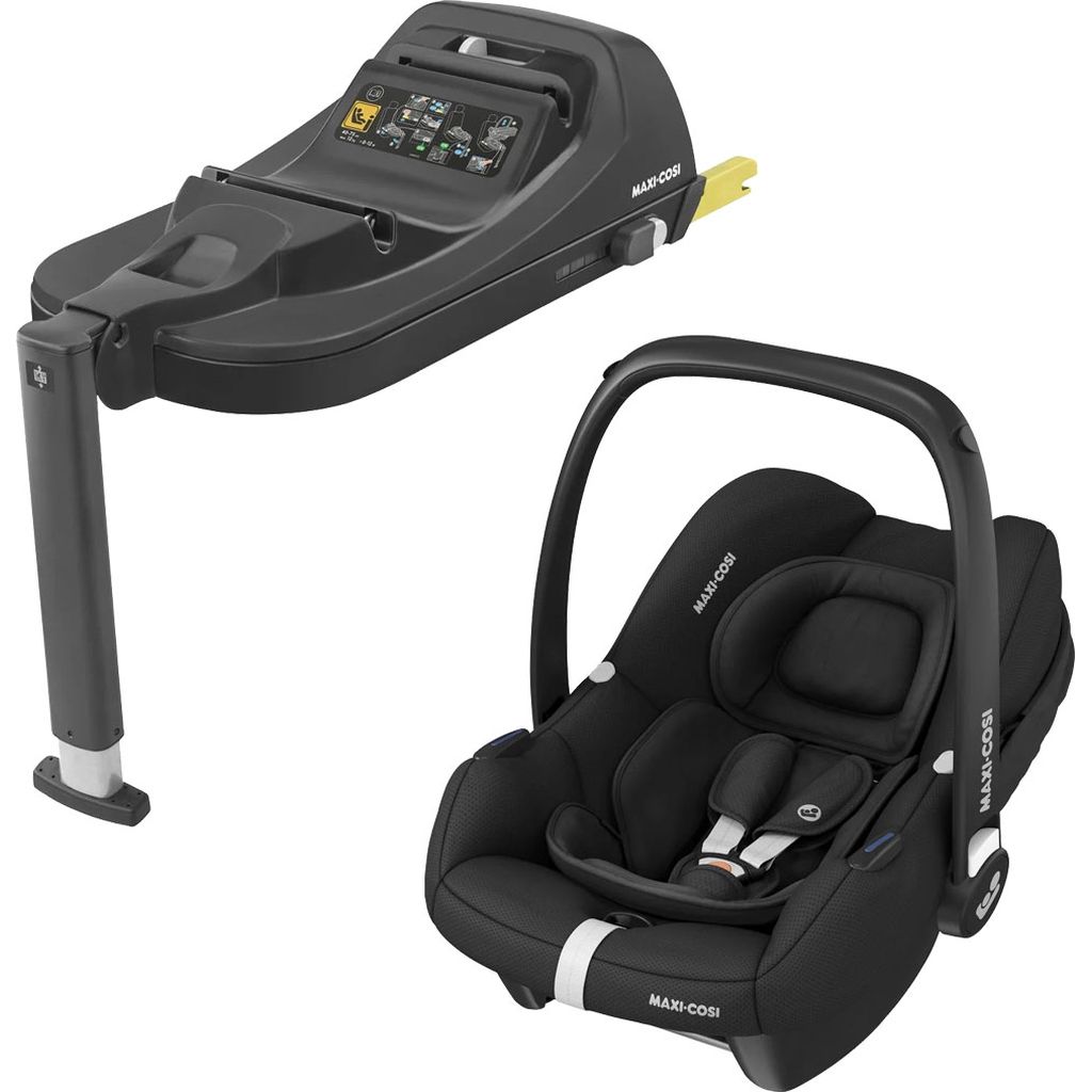 Maxi Cosi CabrioFix Essential Black inkl. FamilyFix 2024 Base NEUWARE