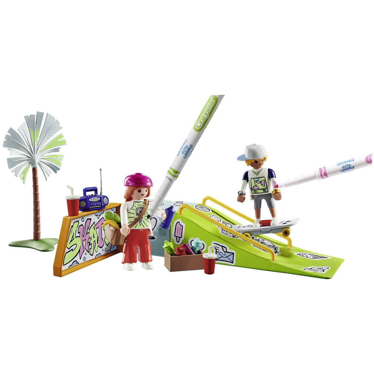 Playmobil 3709 Children on Skateboards Vintage toy Playmobil 3709 Children on Skateboards Vintage toy