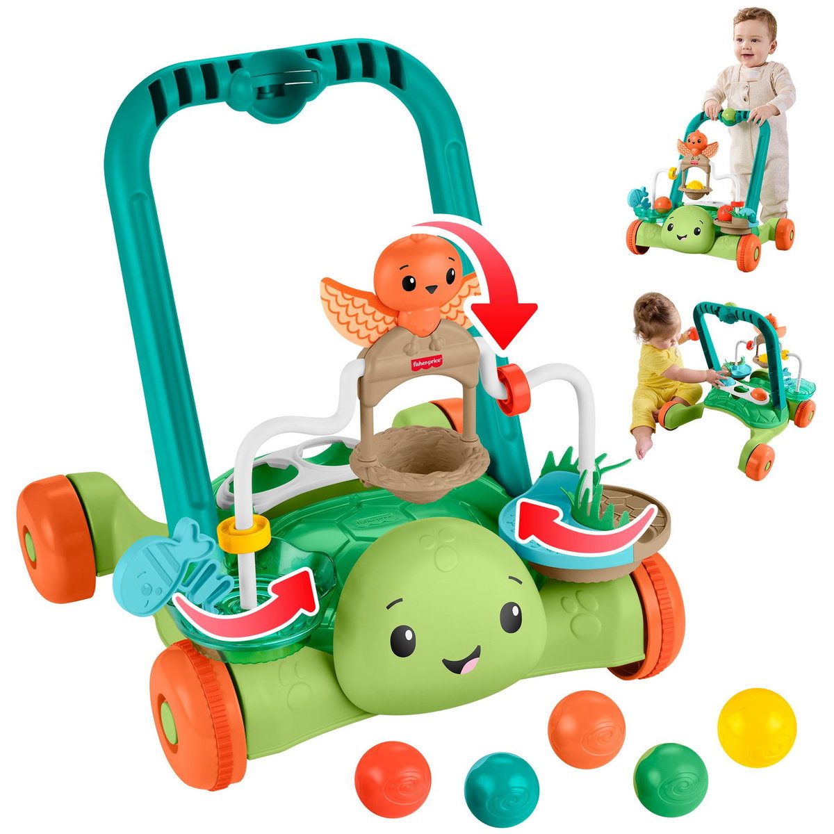 Product Image for Fisher Price Turtle Walker Alter ab 6 M