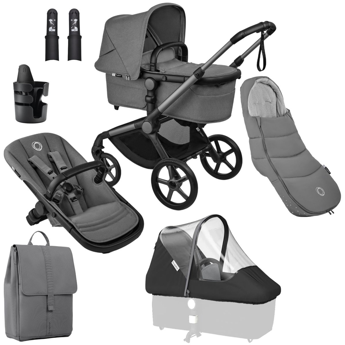 kinderwagen 3 in 1 mit isofix Joie Vinca Signature 3in1 Set mit Babyschale Joie Sprint Signature  intigrierte Isofix | Joie main image 1
