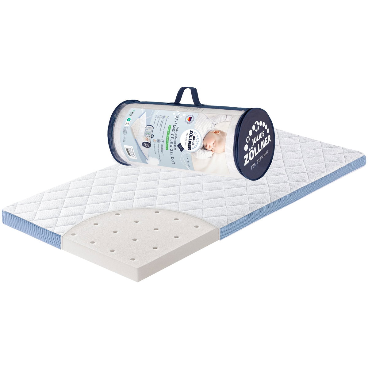 Product Image for Julius Zöllner Reisebettmatratze Travelsoft Modell Flow Select