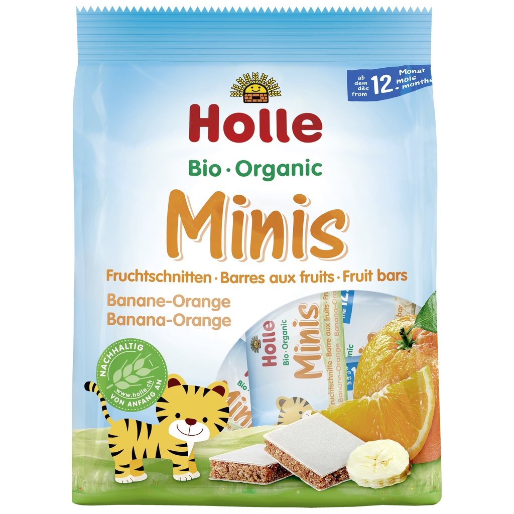 Minis tranches de fruits bio Holle