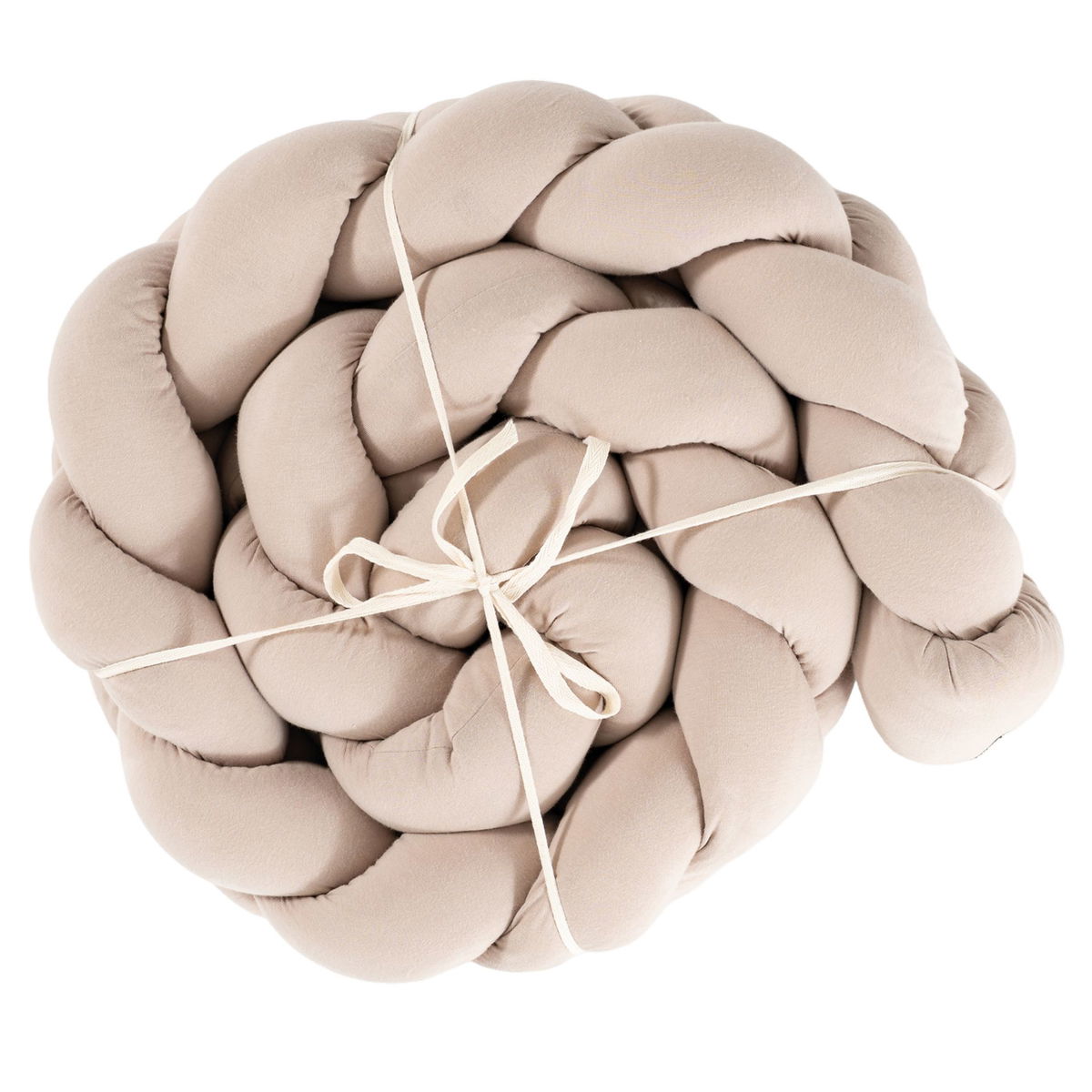 Product Image for Träumeland Signature braided crib bumper taupe