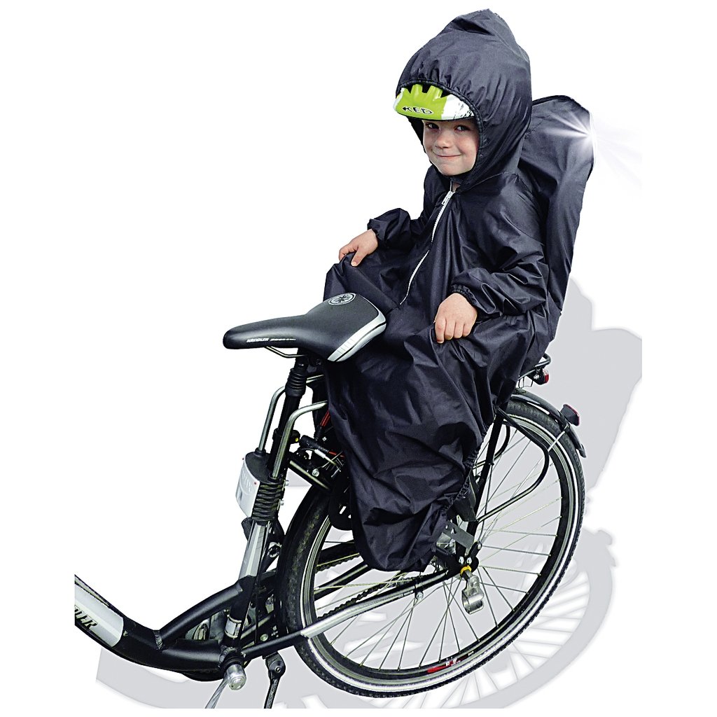 Mantellina antipioggia per seggiolino da bici per bambini