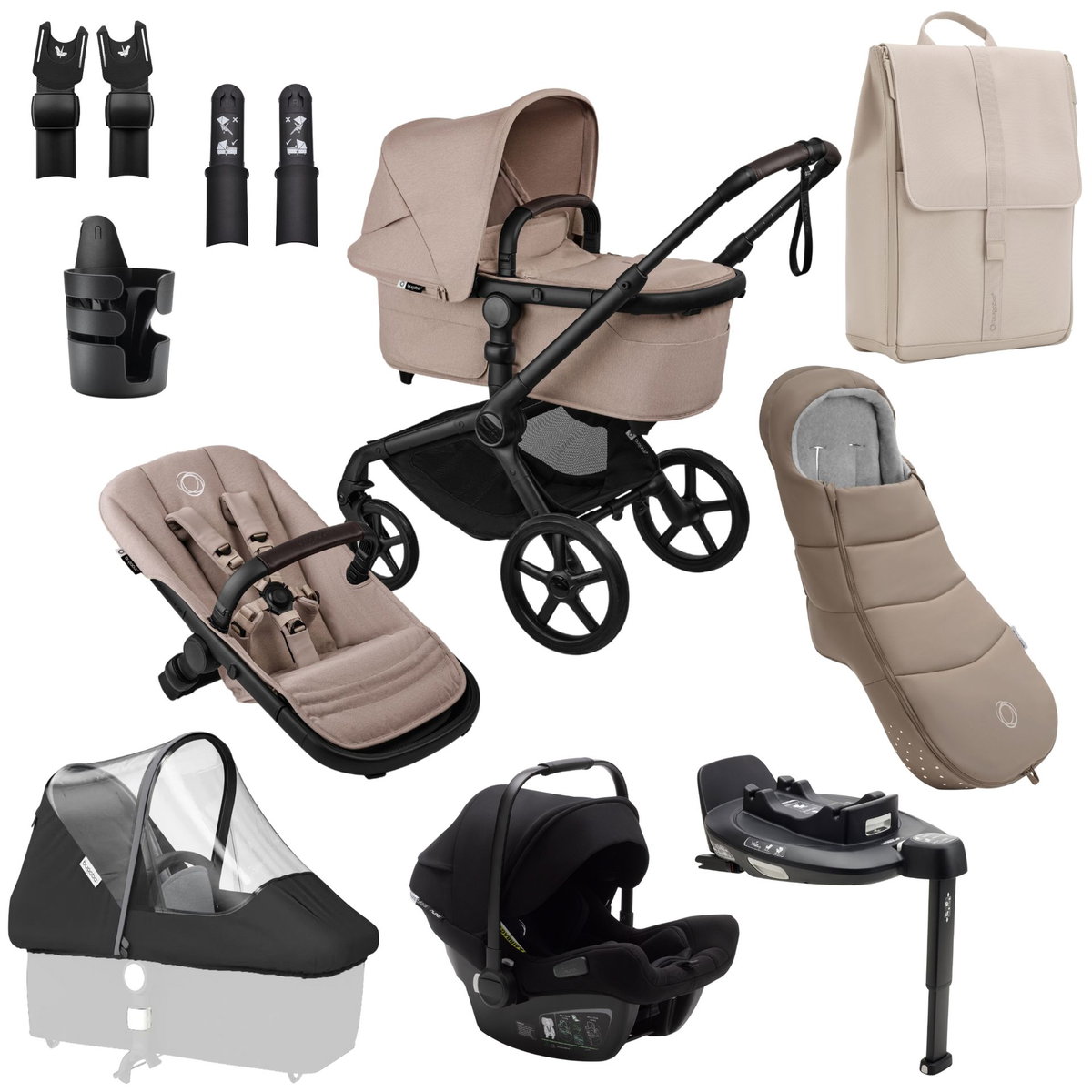 Bugaboo Fox 5 Renew Kinderwagen Komplettset Turtle 4mybaby