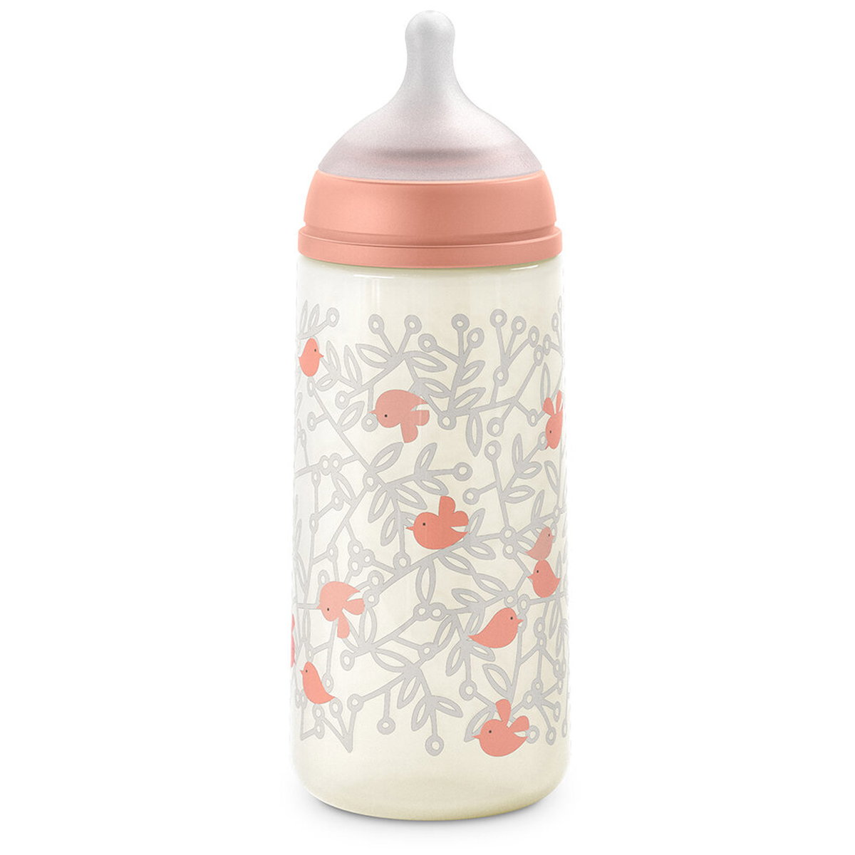 Product Image for Suavinex Schoppen Birdies rose Size L age from 6 M Fill quantity 360ml