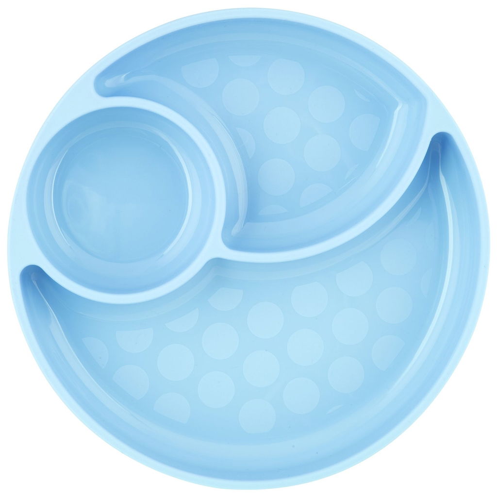 Chicco Silicone Plate with Divisions and Suction Pad