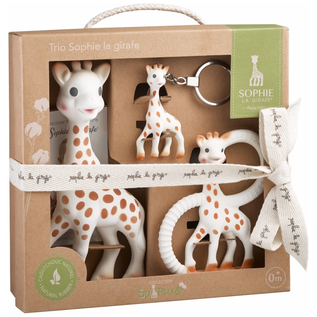 Set regalo Sophie la girafe Trio