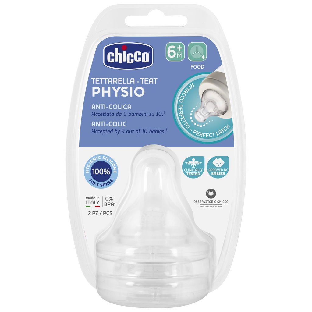 Product Image for Chicco Perfect5 Bottle Teat Size 6M+